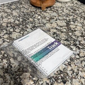 3 Weight Watchers Track Spiral Notebook